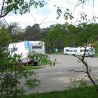 RV park in wooded area