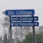 The Ghent center is within cycling distance